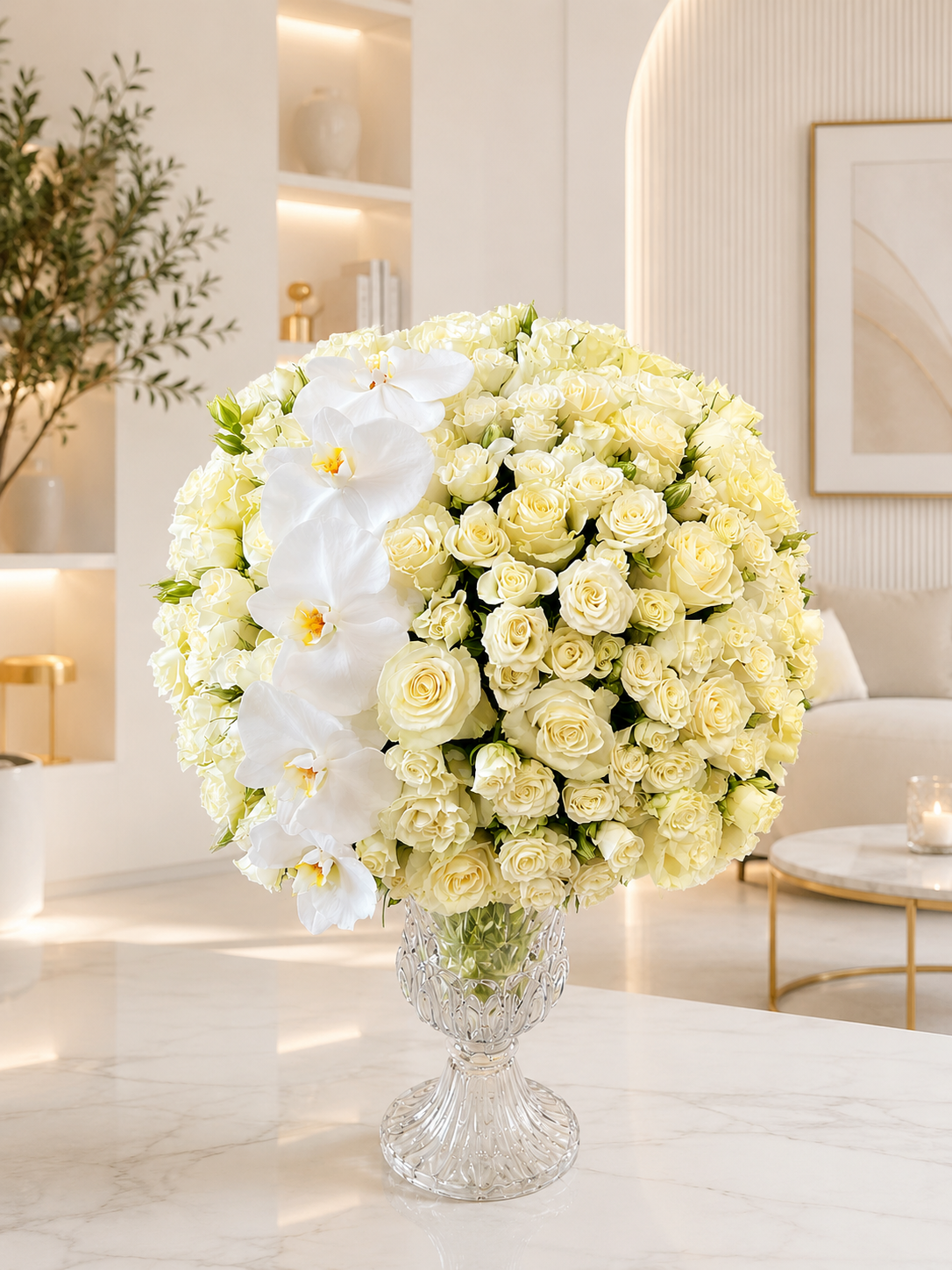 crystal vase