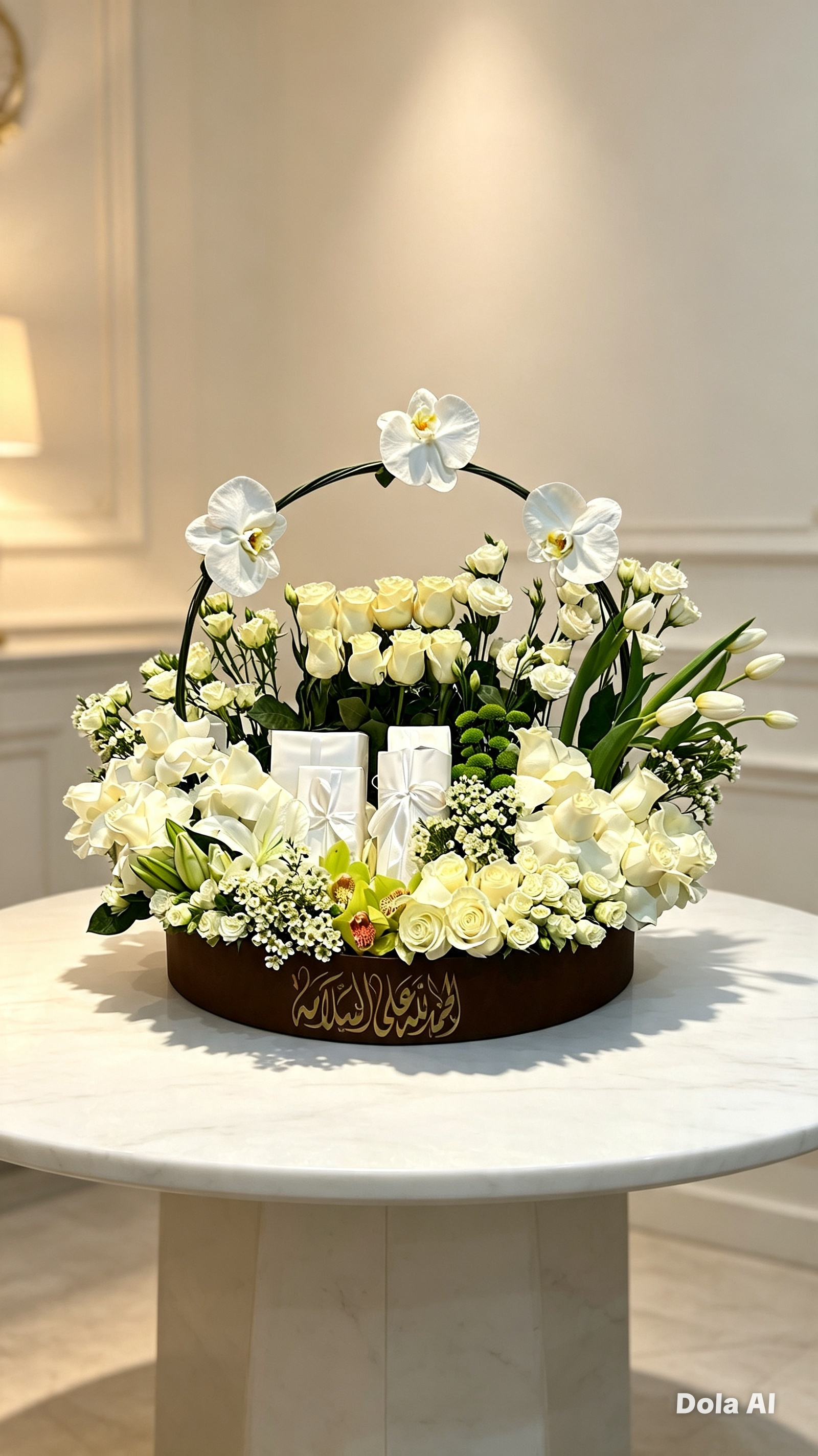flowers with gifts